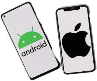 iPhone and Android